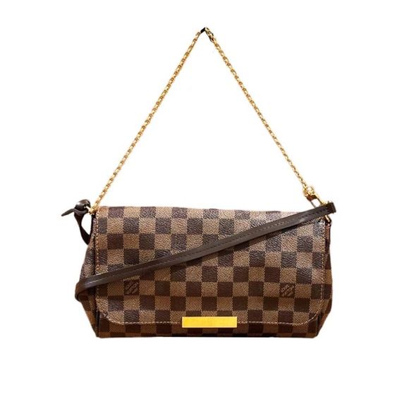 Louis Vuitton Favorite MM Shoulder Bag Brown Damier - Picture 1 of 11